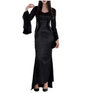 Adult Halloween Costume Morticia Adams Halloween Dress, Costume Party, Medium